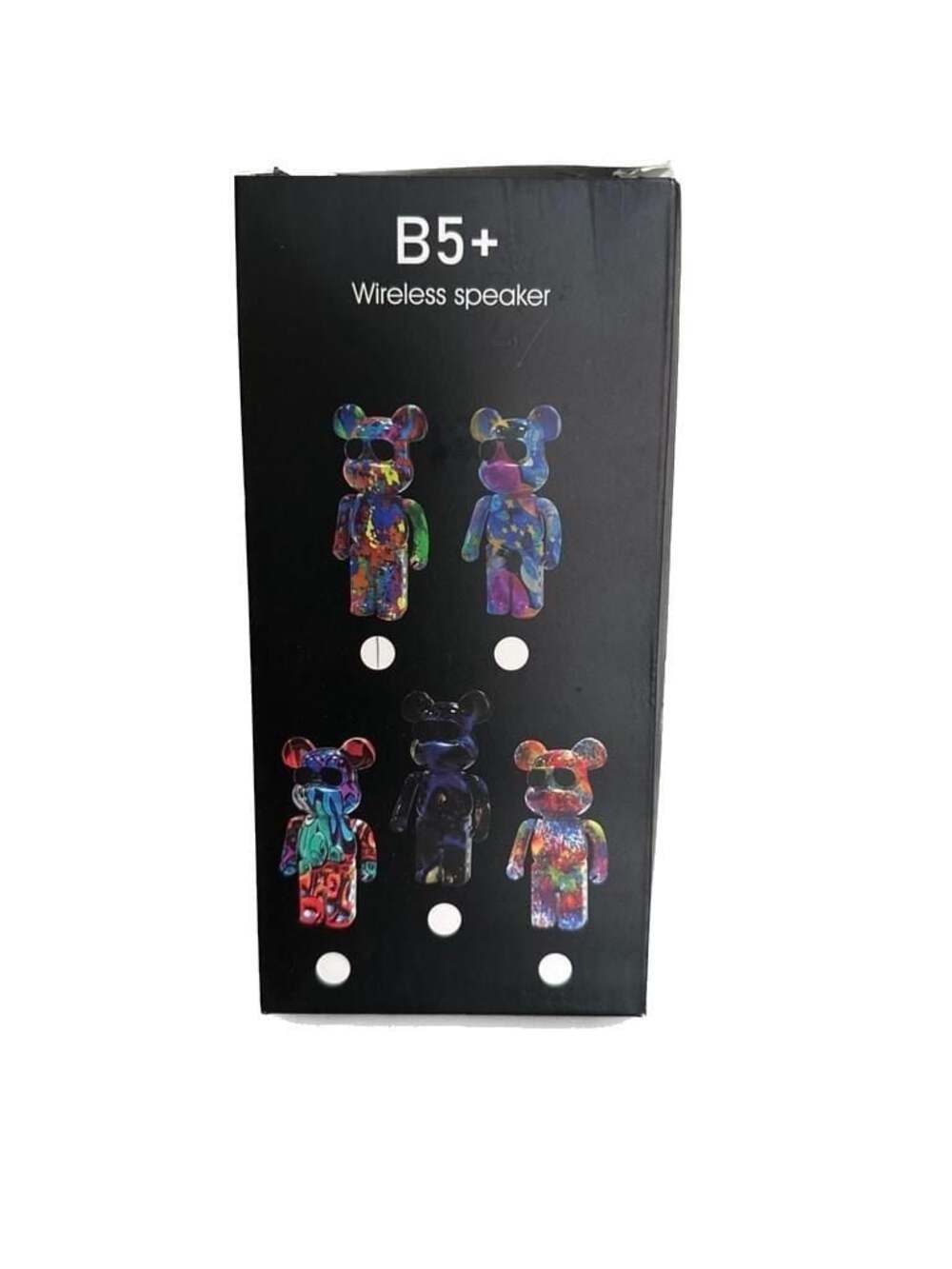 B5+ Graffiti Bear Wireless Bluetooth Speaker- Aesthetically Decor Figurine - Picture 4 of 10